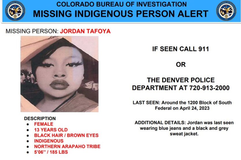 missing-indigenous-person-alert-issued-for-teenage-girl-last-seen-in-denver