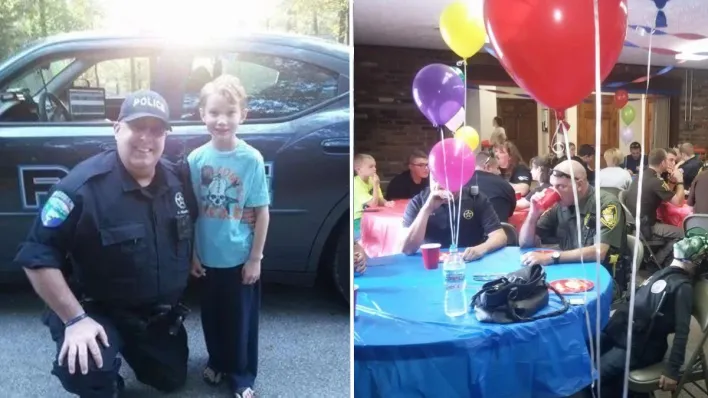 Little Boy Invites Friends to His Birthday Party, but No One Attends – Then a Cop Shows Up and Asks Him to Get in the Car